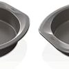 Ninja B30309 Foodi NeverStick Premium 9 inch Round Cake Pan, Nonstick, Oven Safe up to 500⁰F, Dishwasher Safe, Grey (Pack of 2)