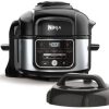 Ninja Instant, 1000-Watt Pressure, Slow, Multi Cooker, and Steamer with 6-Quart Ceramic Coated Pot & Steam Rack (PC101), Si, Black/Silver 3
