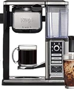 Ninja Coffee Bar Auto-iQ Programmable Coffee Maker with 6 Brew Sizes, 5 Brew Options, Milk Frother, Removable Water Reservoir and Glass Carafe (CF091)