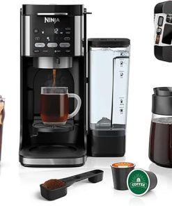 Ninja CFP101 DualBrew Hot & Iced Coffee Maker, Black - (Renewed) Bundle with 2 Year Enhanced Protection Pack