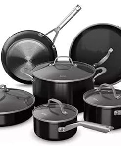 Ninja Foodi Never Stick 11pc Nonstick Cookware Set - Black