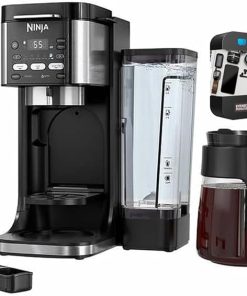 Ninja CFP105 DualBrew Hot & Iced Coffee Maker Black (Renewed) Bundle with 2 YR CPS Enhanced Protection Pack