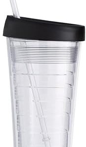 Ninja Coffee Bar 18-Ounce Double-Wall Tritan Hot & Cold Tumbler with Sip & Straw Lid