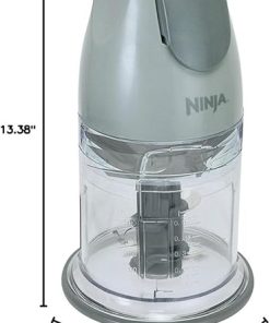 Ninja QB900B Master Prep Food Processor Blender with 48 oz Pitcher & 16 oz Chopping Bowl, Perfect for Frozen Blending & Chopping, 400 Watts, Dishwasher Safe, Countertop, Grey 2