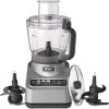 Ninja BN601 Professional Plus Food Processor 1000-Peak-Watts with Auto-iQ Preset Programs Chop Puree Dough Slice Shred with a 9-Cup Capacity and a Silver Stainless Finish (Renewed) 4