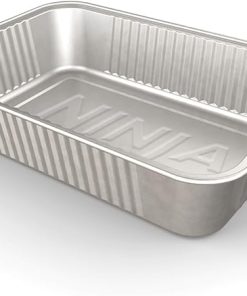 Ninja FlexFlame Upgrades Grease Tray Liners, Durable Aluminum, Disposable Drip Pans, Hassle-Free Cleanup, Set of 10, Compatible with PG300 Series, XSKGRSTRAYLNR