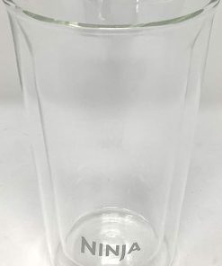 Ninja Genuine 12oz Double-Wall Thermo Insulated Tumbler Clear Glass Coffee Tea Cup For Cafe Bar Maker Forte Brew 2
