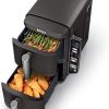 Ninja SP101 Digital Air Fry Countertop Oven with 8-in-1 Functionality, Flip Up & Away Capability for Storage Space, with Air Fry Basket, Wire Rack & Crumb Tray, Silver 4