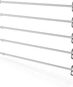 Ninja Foodi Grill Kebab Skewers, Medium, Silver, Set of 5 2