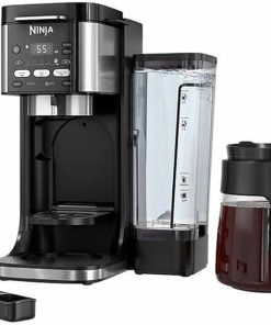 Ninja CFP105 DualBrew Hot & Iced Coffee Maker Black (Renewed) Bundle with 2 YR CPS Enhanced Protection Pack 2