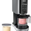 Ninja NC501 CREAMi Deluxe 11-in-1 XL Ice Cream Maker Silver (Renewed) Bundle with 2 YR CPS Enhanced Protection Pack 3