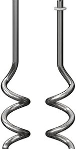 Ninja XSKDOUGHHK Foodi Dough Hooks for Power Mixer System (CI100 Series), Stainless Steel