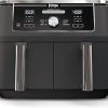 Ninja SP080 Foodi Digital Air Fry Countertop Oven with 6-in-1 Functionality, Flip Up & Away Capability for Storage Space, with Air Fry Basket, Wire Rack, Sheet Pan & Crumb Tray, Silver 4