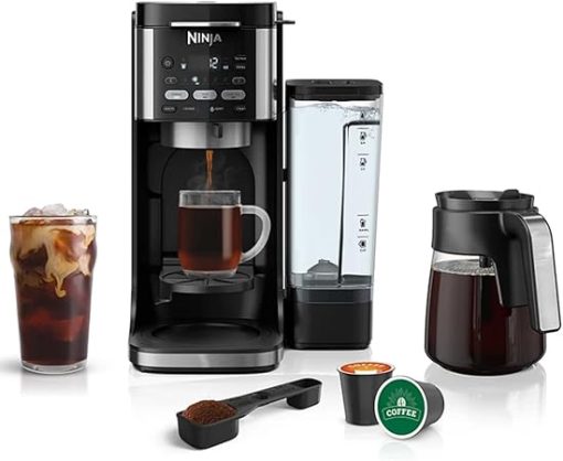 Ninja CFP101 DualBrew Hot & Iced Coffee Maker, Black - (Renewed) Bundle with 2 Year Enhanced Protection Pack - Image 2