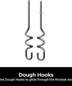 Ninja XSKDOUGHHK Foodi Dough Hooks for Power Mixer System (CI100 Series), Stainless Steel 2