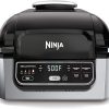 Ninja | Woodfire Series | 7-in-1 (Grill, BBQ, Roast, Air Fry, Dehydrate, Broil, Smoke) | Portable & Weather Resistant | Cook Up To 6 Steaks & 30 Hot Dogs | Woodfire Pellets included | OG701 4
