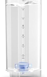 Ninja WCX01WR Thirsti 48oz Removable Water Reservoir, Black. Only Compatible with the Thirsti Drink System WC1001, Clear