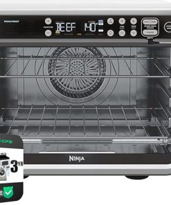 Ninja DT2550 Foodi 10-in-1 Smart XL Air Fry Oven (Renewed) Bundle with 3 YR CPS Enhanced Protection Pack