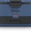 Ninja | Cooler | FrostVault 45QT Cooler with Wheels | Insulated with Temp Dry Storage Drawer | Keeps Ice Cold for Days | for The Beach, Camping, Picnics & More | Lakeshore Blue | FB245BL 3