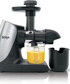 Ninja Cold Press Juicer Pro - Powerful Slow Juicer - Cloud Silver JC100 (Renewed)