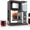 Ninja CM371 Hot & Iced XL Coffee Maker with Rapid Cold Brew, 4 Brew Styles, 8 Sizes Small Cup to Travel Mug, Single-Serve and 12-Cup Carafe, Permanent Filter, Removable Reservoir, Black (Renewed)