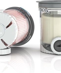 Ninja Swirl by CREAMi Pints and Lids - 2 Pack, Compatible with NC700 Series Ninja Swirl Ice Cream & Soft Serve Makers, BPA-Free & Dishwasher Safe, Grey Lids, XSK7PNTLD2