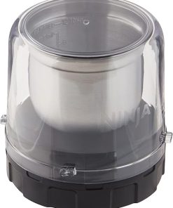 Ninja Foodi Coffee & Spice Grinder, Compatible only with Ninja SS100, SS350, and SS400 series blenders, Compact, Pulverize Through Tough Spices, 12-Tbsp Capacity, Stainless Steel & Black, XSKGRINDER