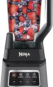 Ninja BN701 Professional Plus Blender, 1400 Peak Watts, 3 Functions for Smoothies, Frozen Drinks & Ice Cream with Auto IQ, 72-oz.* Total Crushing Pitcher & Lid, Dark Grey