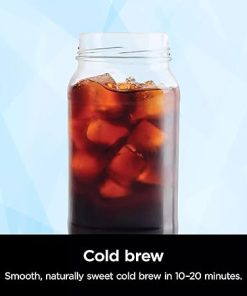 Ninja Hot & Iced XL Coffee Maker with Rapid Cold Brew, 4 Brew Styles, 8 Sizes Small Cup to Travel Mug, Single-Serve Coffee Brewer, 12-Cup Carafe, Permanent Filter, Removable Reservoir, Black, CM371 (Renewed) 2