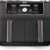 Ninja Foodi 9-in-1 Digital Oven Air Fry, Air Roast/ Broil, Bake, Bagel, Toast, Dehydrate, Keep Warm, and Reheat – Stainless Steel 4