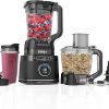 Ninja BN601 Professional Plus Food Processor 1000-Peak-Watts with Auto-iQ Preset Programs Chop Puree Dough Slice Shred with a 9-Cup Capacity and a Silver Stainless Finish (Renewed) 3