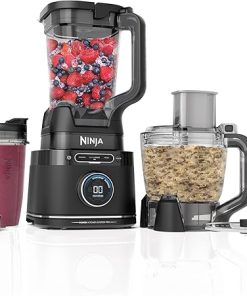 Ninja R-TB401 Detect Kitchen System Power Blender Plus Processor Pro with BlendSense Technology, Black - Certified Refurbished
