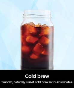 Ninja Hot & Iced XL Coffee Maker with Rapid Cold Brew, 4 Brew Styles, 8 Sizes Small Cup to Travel Mug, Single-Serve Coffee Brewer, 12-Cup Carafe, Permanent Filter, Removable Reservoir, Black, CM371 2