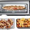 Ninja DZ401 Foodi 10 Quart 6-in-1 DualZone XL 2-Basket Air Fryer with 2 Independent Frying Baskets, Match Cook & Smart Finish to Roast, Broil, Dehydrate & More for Quick, Grey (Renewed) 3