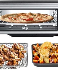 Ninja Foodi 9-in-1 Digital Oven Air Fry, Air Roast/ Broil, Bake, Bagel, Toast, Dehydrate, Keep Warm, and Reheat - Stainless Steel