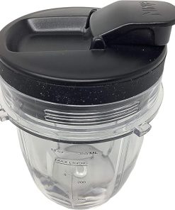 Genuine Ninja 12oz Tritan Cup w/Spout Lid for Auto-iQ BL450 BL456 BL480 BL482 BL490 BL494 BL641 BL680 BL681 BL682 BL687 BL910 BL2012 NN102 Blender 2