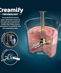 Ninja NC301H CREAMi Ice Cream Maker, for Gelato, Mix-ins, Milkshakes, Sorbet, Smoothie Bowls & More, 7 Programs, with (3) Pint Containers & Lids, Compact Size, Perfect for Kids, Black (Renewed) 2