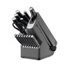 Ninja K52015 Foodi NeverDull 15 Piece Premium Knife System, Wood Series Block, German Stainless Steel & C39600 Foodi NeverStick Premium Hard-Anodized 13-Piece Cookware Set, Grey 3