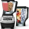 Ninja Black Metal/Plastic Blender 72 oz 3 speed 3