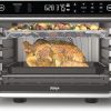 Ninja DCT401 12-in-1 Double Oven with FlexDoor, FlavorSeal & Smart Finish, Rapid Top Convection and Air Fry Bottom, Bake, Roast, Toast, Air Fry, Pizza and More, Stainless Steel (Renewed) 4