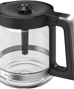 Ninja 70 oz. Glass Carafe with Brew-Through Lid for Ninja Programmable ZL 14-Cup Coffee Maker, DCM200, DCM201, BPA Free, Dishwasher Safe, 785KKU200
