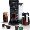 Ninja CFP451CO DualBrew System 14-Cup Coffee Maker, Single-Serve Pods & Grounds, 4 Brew Styles, Built-In Fold Away Frother, 70-oz. Water Reservoir & Carafe, Black (Renewed) 4