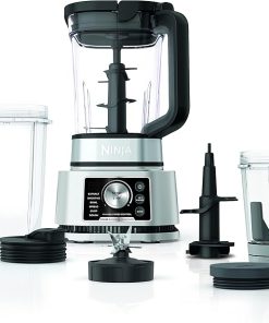 Ninja Foodi Power Blender & Processor System with Smoothie Bowl Maker and Nutrient Extractor, Black/Silver (SS351C) - Canadian Edition 72oz
