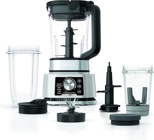 Ninja Foodi Power Blender & Processor System with Smoothie Bowl Maker and Nutrient Extractor, Black/Silver (SS351C) - Canadian Edition 72oz