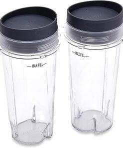 Ninja Single Serve Cups with Lids, Clear, 16-Ounce 2