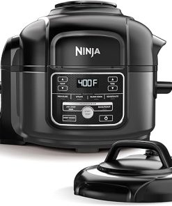 Ninja Foodi 7-in-1 Pressure, Slow Cooker, Air Fryer and More, with 5-Quart Capacity and 15 Recipe Book Inspiration Guide, and a High Gloss Finish