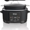Ninja MC1001 Foodi PossibleCooker PRO 8.5 Quart Multi-Cooker, with 8-in-1 Slow Cooker, Pressure Cooker, Dutch Oven & More, Glass Lid & Integrated Spoon, Nonstick, Oven Safe Pot to 500°F, Sea Salt Grey (Renewed) 3