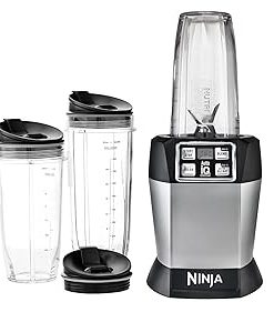 Ninja BL481C Nutri-Ninja Auto-iQ Blender, Silver