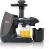 Ninja JC151 NeverClog BPA-Free Cold Press Juicer with Total Pulp Control and 2 One-Touch Programs (Machine Gray, Renewed) 3