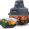 Ninja DZ201 Foodi 8 Quart 6-in-1 DualZone 2-Basket Air Fryer with 2 Independent Frying Baskets, Match Cook & Smart Finish to Roast, Broil, Dehydrate & More for Quick, Easy Meals, Grey 3